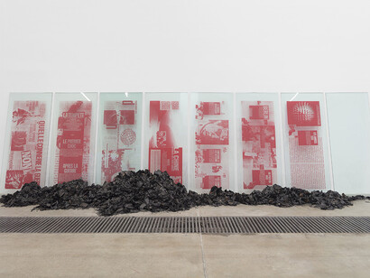 Various artists, Time knows the answer to art, exhibition view. Courtesy of Galleria Continua