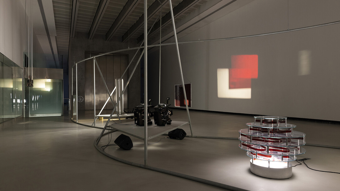 Rosa Barba, Frame time open, vista dell’esposizione. Cortesia di Maxxi