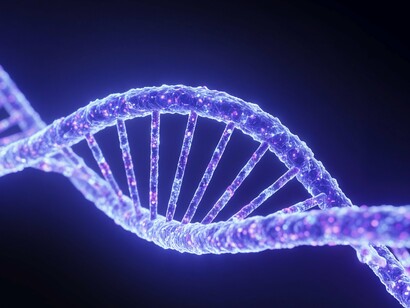 At the smallest scale, meaning begins: DNA strands carrying the signs that organize living systems