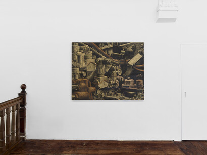 Jonathan Okoronkwo, Ask not what we were made for, exhibition view. Courtesy of Emalin Gallery