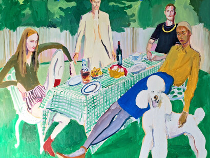 Xevi Solà, Dimanche 2 (detail), 2025. Courtesy of Opera Gallery