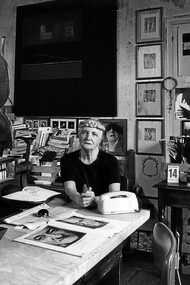 Photograph of the Italian painter Carol Rama (1918–2015)