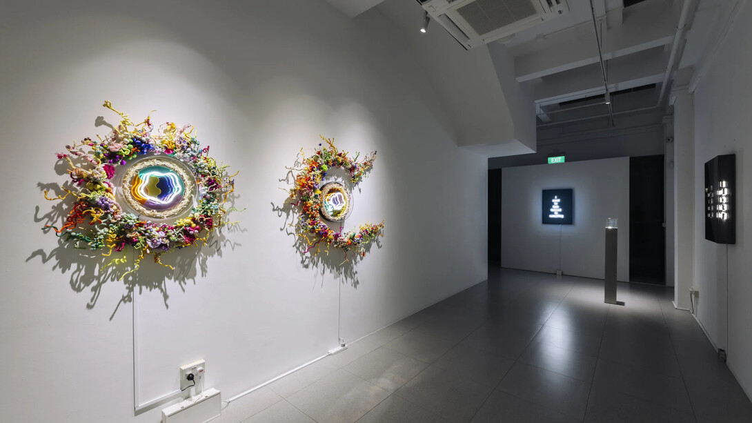 Various artists, Illuminations of women's prowess in art, science, technology and cultural infusions, exhibition view. Courtesy of Cuturi Gallery