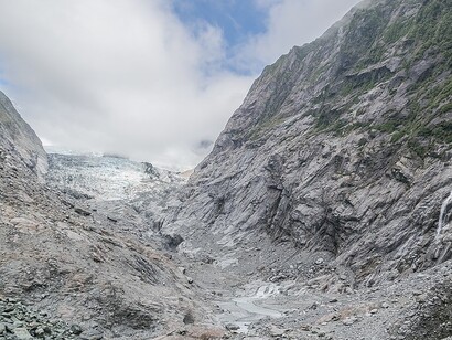 Ghiacciaio Franz Josef nel Parco Nazionale Westland Tai Poutini, Isola del Sud della Nuova Zelanda