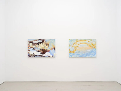 Sabrina Piersol, Outside your cloud, exhibition view. Courtesy of Jack Barrett Gallery