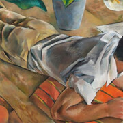 Miki Hayakawa, One afternoon (detail), ca. 1935. Courtesy of Pennsylvania Academy of the Fine Arts