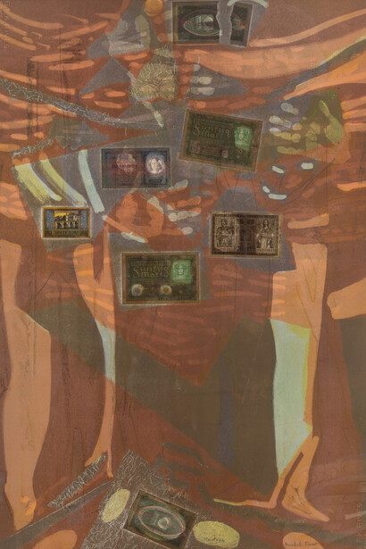 Françoise Gilot, Ancestral forest, 1989. Courtesy of Rosenberg & Co. Gallery
