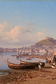 View of the Gulf of Naples by Giacinto Gigante — a 19th-century glimpse of the city’s timeless beauty