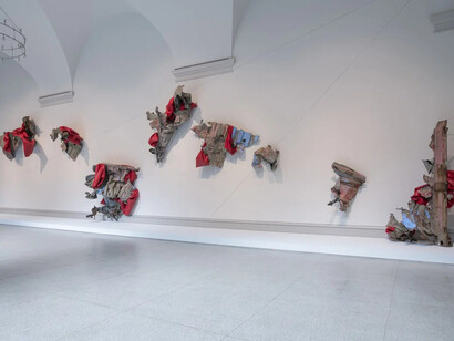 Various artists, Brooklyn abstraction. Four artists, four walls, exhibition view. Courtesy of Brooklyn Museum
