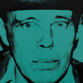 Andy Warhol, Joseph Beuys (detail), 1980. Courtesy of Skarstedt Gallery