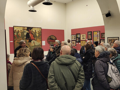 Modernismi. La Venezia Giulia fra liberty e art déco, veduta della mostra. Cortesia di IRCI – Istituto per la Cultura Istriano Fiumano Dalmata