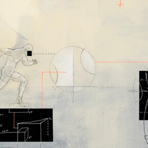 Noon Spiegel, Self-similar manner - Proportion and beauty (detail), 2022. Courtesy of Oliver Cole Gallery