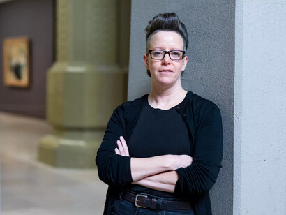 Portrait of Larissa Fassler, the artist. Courtesy of Musée d'Orsay