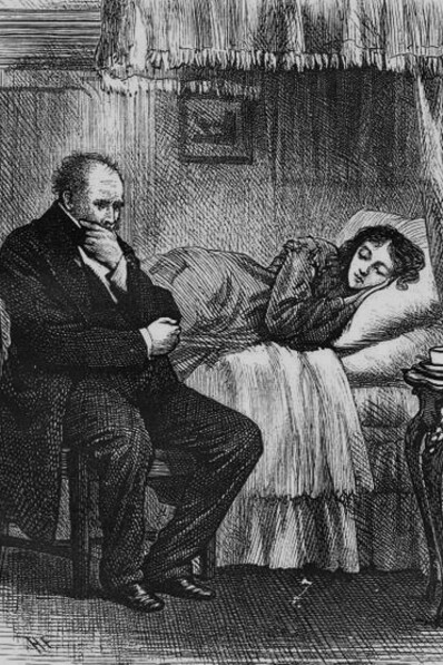 Hard Times, Mr Gradgrind assures his daughter that he has done what he thought was best for her, by Harry French