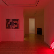 Anna Clegg and Dan Flavin, exhibition view. Courtesy of Emalin