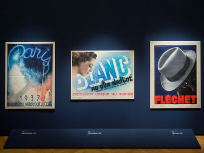 L´esprit français: french interwar advertising posters, exhibition view. Courtesy of the Museum of Decorative Arts