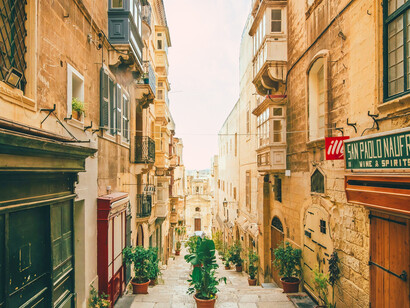 Streets of Valletta, Malta