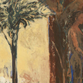 Christine Safa, Un matin (le silence, la maison) (detail), 2025. Courtesy of Galerie Lelong