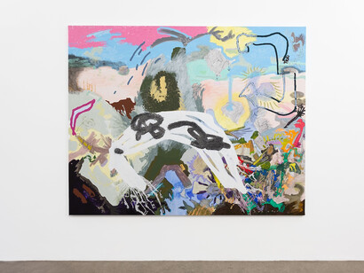 Victoria Stoian, Cel mai iubit dintre pămȃnteni (The most beloved of earthlings), exhibition view. Courtesy of Simóndi Gallery