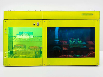 Carl Cheng, Erosion machine no. 4 (detail), 1969-2020. Courtesy of Museum Tinguely