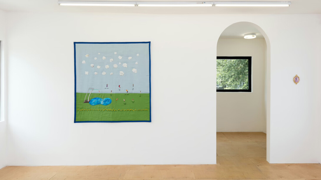 Elsa Hansen Oldham, The abbreviation of eternity, exhibition view. Courtesy of Nina Johnson Gallery