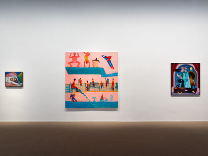 Varios artistas, Parsley, sage, rosemary, and thyme (Perejil, salvia, romero y tomillo), vista de exhibición. Cortesía Galería Pelaires