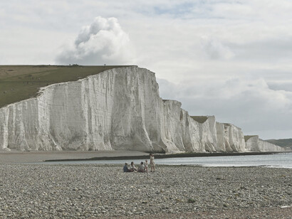 Rising above the English Channel, the Seven Sisters are a stunning chain of chalk cliffs that mark the eroded edge of the South Downs in East Sussex