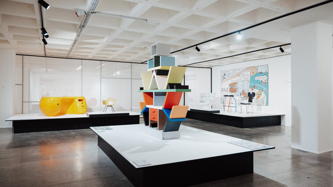 Design and comics: living in a box, vue de l’exposition. Avec l’aimable autorisation du Design Museum