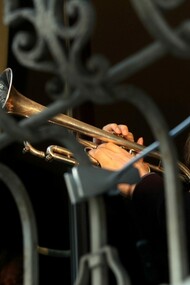 Concerto dal balcone di casa