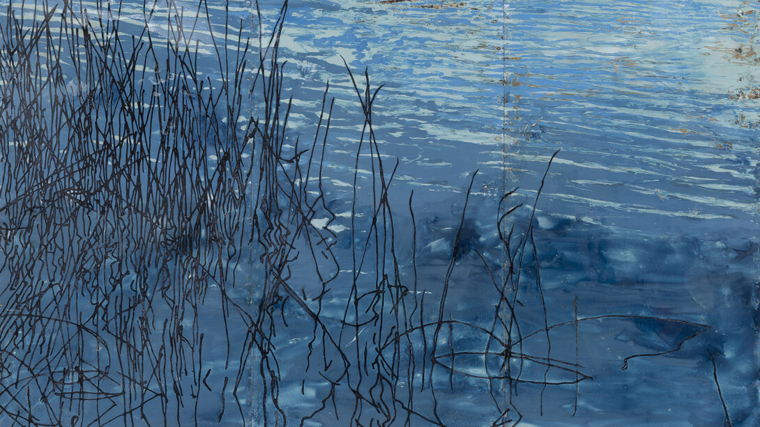 Hernán Salamanco, Laguna mental (detalle), 2025. Cortesía de Herlitzka & Co