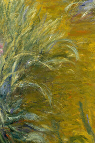 Claude Monet; El camino entre los iris, c. 1914-17, Metropolitan Museum of Art (detalle)