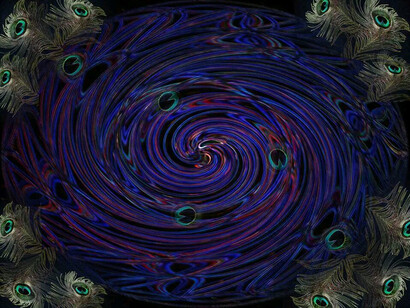 Eyes of the Stars 2014 by Hope Marshall, digital art/photography 12 x 12” ©Hope Marshall