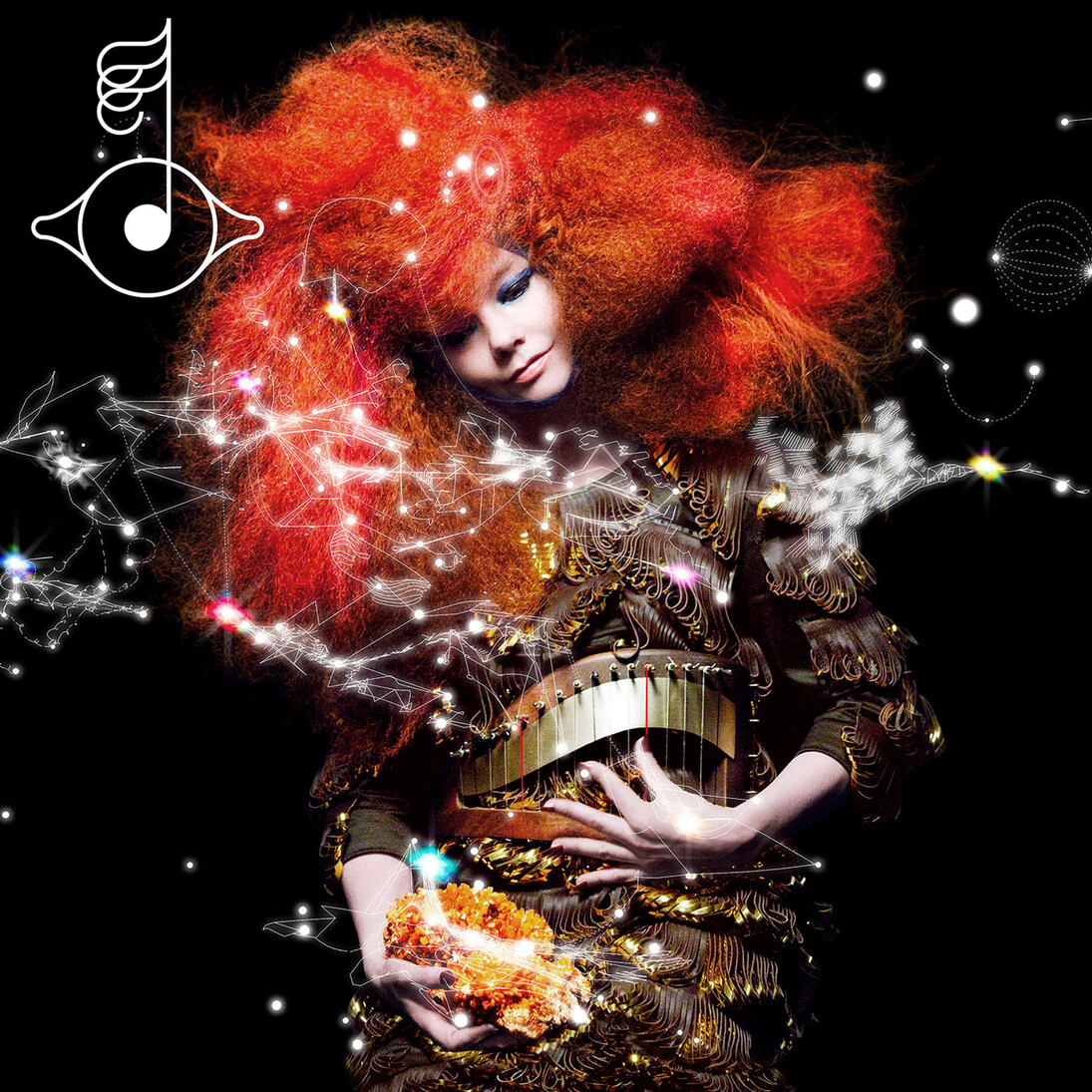 Björk, Biophilia, 2011. Credit: By M/M (Paris) Photographed by Inez van Lamsweerde & Vinoodh Matadin. Image courtesy of Wellhart Ltd & One Little Indian