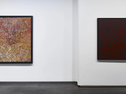 Various artists, Tjukurrpa: The dreaming, exhibition view. Courtesy of Unit Gallery