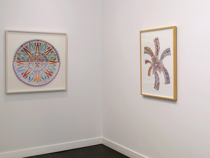 James Phillips, The pattern plays the mind, exhibition view. Courtesy of Hemphill Gallery