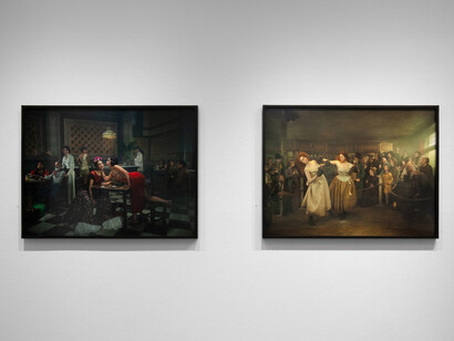 Julia Fullerton-Batten, Tableaux, exhibition view. Courtesy of Fahey/Klein Gallery