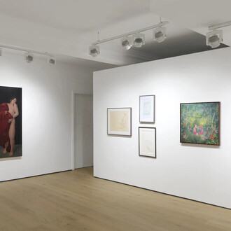 Various artists, Unveiled desires II: fetish and the erotic in surrealism, 1880–today, exhibition view. Courtesy of Richard Saltoun Gallery 