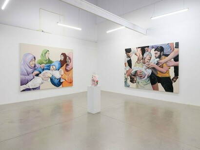 Stanley Février, Terre des fissures, exhibition view. Courtesy of Blouin Division
