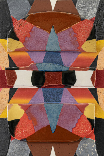 Kevin Umaña, Razzmatazz blended (detail), 2025. Courtesy of Yancey Richardson Gallery