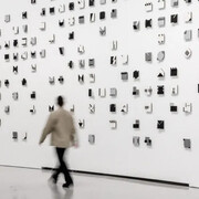 Lygia Pape, Tisser l’espace, vue d'exposition. Avec l'aimable autorisation de la Bourse de Commerce