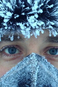 The author's husband on their adventure, personal archive.