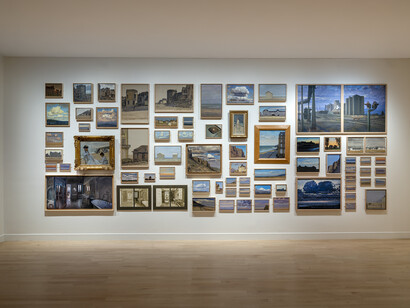 Monet / Sécheret. Water landscapes, exhibition view. Courtesy of Musée Marmottan-Claude Monet