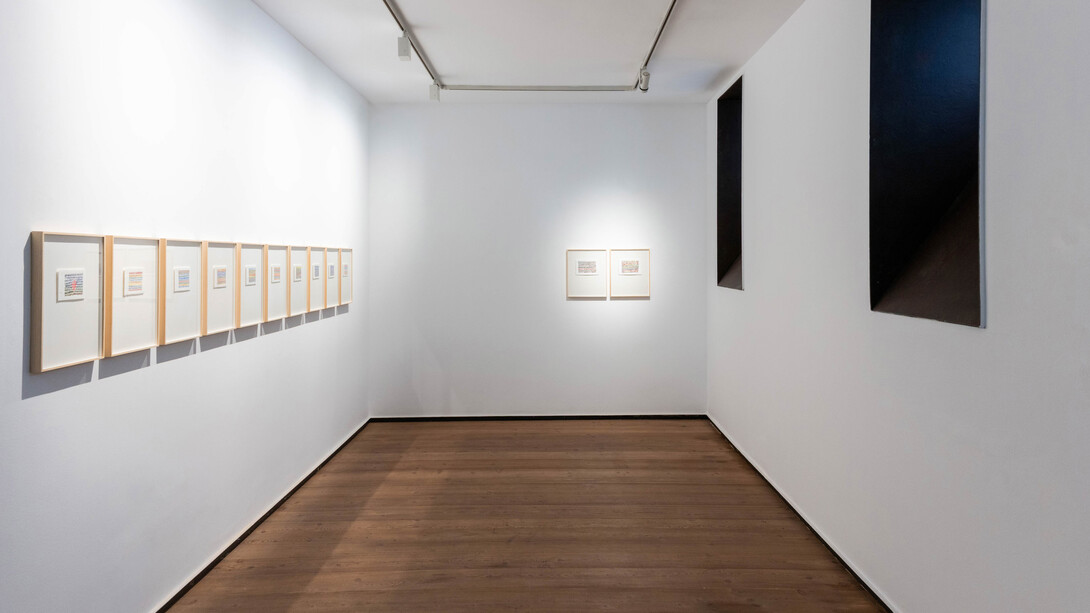 Lina Espinosa, La otra orilla, vista de exhibición. Cortesía de la Galería Rafael Pérez Hernando