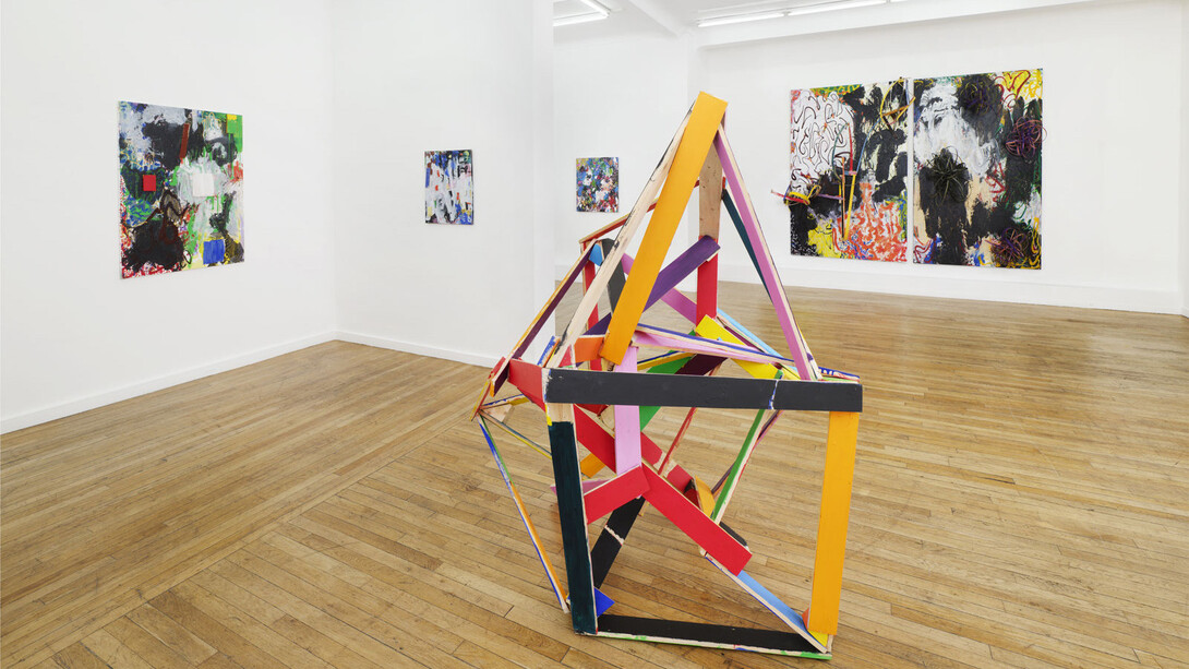 Franck Chalendard, The wind blows where it wills, exhibition view. Courtesy of Ceysson and Bénétière