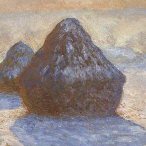 Claude Monet, Grainstack snow effect (detail), 1891. Courtesy of National Galleries of Scotland