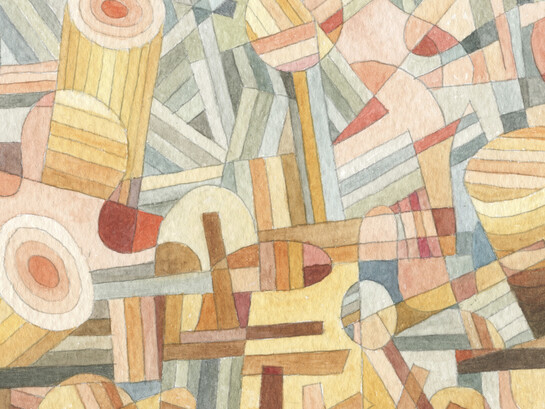 Osaka Party, watercolour, 16 x 12 cm, Mark Weighton, 2025