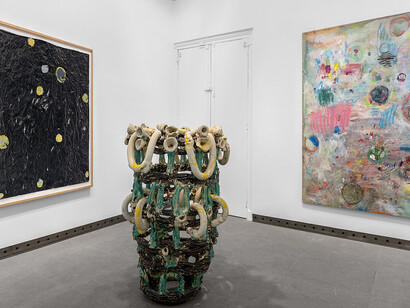 Norbert Prangenberg, vue d'exposition. Avec l'aimable autorisation de la Galerie Karsten Greve