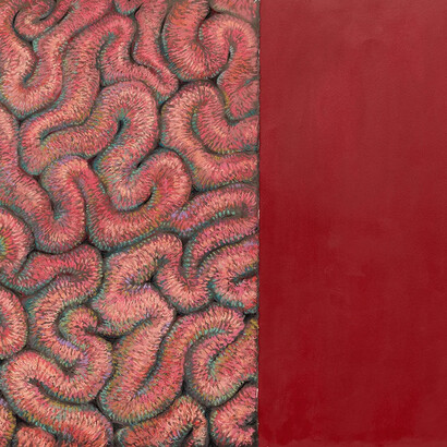 Michael Kvium, Radical monochrome III (detail), 2024. Courtesy of Nils Stærk Gallery