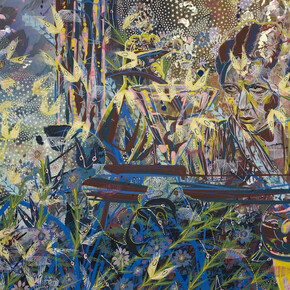 Tammy Nguyen, If ignorance is good, madness is better (detail), 2025. Courtesy of Blanton Museum