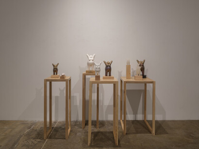 Kaleta Doolin, Certainly, uncertain, exhibition view. Courtesy of Erin Cluley Gallery